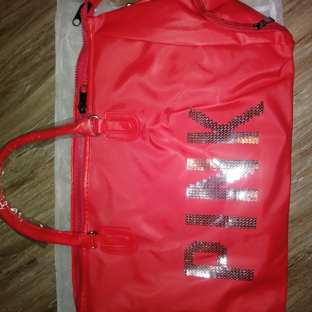Red Ladies Travel Bag